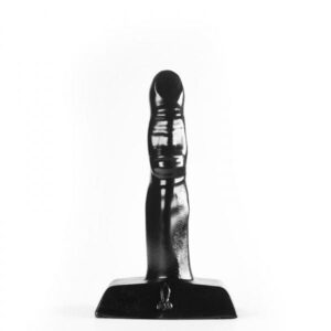 Analplug flinker Finger schwarz 10 x 2  cm
