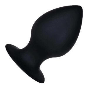 Analplug aus Silikon Schwarz M 10 CM