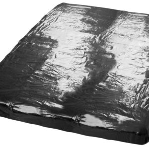 Extra weiches Lack-Laken (200 x 230 cm) Fetish Collection Schwarz