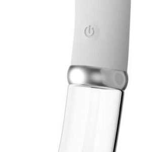 LED Glas-Silikon G-Punkt-Vibrator beidseitig nutzbar mit 10 Vibrationsmodi Li...