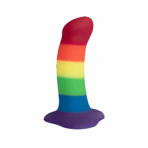 Fun Factory Amor kleiner Dildo mit Saugnapf Pride-Rainbow