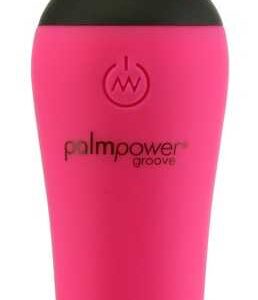 Palmpower Groove handlicher Massagestab mit Reizrillen Pink