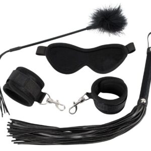 Fetish Kit Samt schwarz