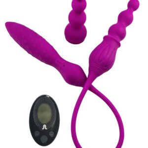 Doppelvibrator mit verschiedenen Aufsätzen und 12 Vibrationsmodi Adrien Lasti...