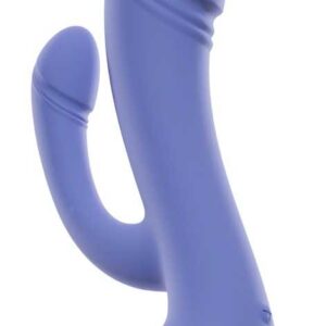 AWAQ.U Vibrator 4 Flexibler Vibrator mit Analstimulator + Kopf für G-Zone Lila