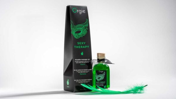 Massage-Öl Sexy Therapy Kissable Massage Set Apple