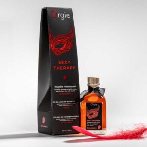 Massage-Öl Sexy Therapy Kissable Massage Set Strawberry