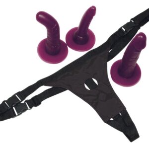 Strap-On 3er Set Lila