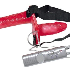 Strap-On Doppel Vibration 18 x 3 cm