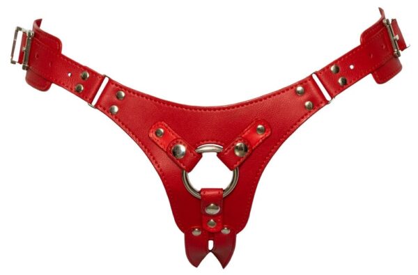 Strap On Geschirr rote Leidenschaft