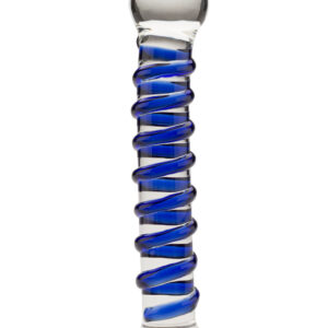 Glasdildo Blue Wave