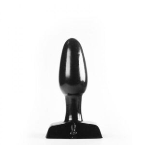 Analplug Zäpfchen schwarz 10 x 4 cm