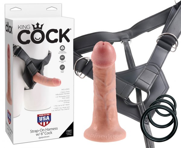 king cock strap on harness 6