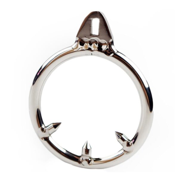 Metall Penisring mit Spikes 35 mm