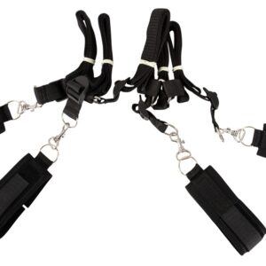 Bettfessel-Set mit 4 Verbindungsstücken für die Matratze Fetish Fantasy Series S...
