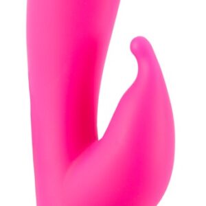 Flexibler Rabbitvibrator mit 7 Vibrationsmodi und 2 Motoren Sweet Smile Pink