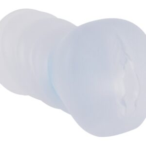Masturbator in Vagina-Optik mit integriertem Penisring Stroker Transparent