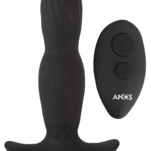 Aufpumpbarer Vibro-Analplug mit 10 Vibrationsmodi und Pumpfunktion + Fernbedienu...