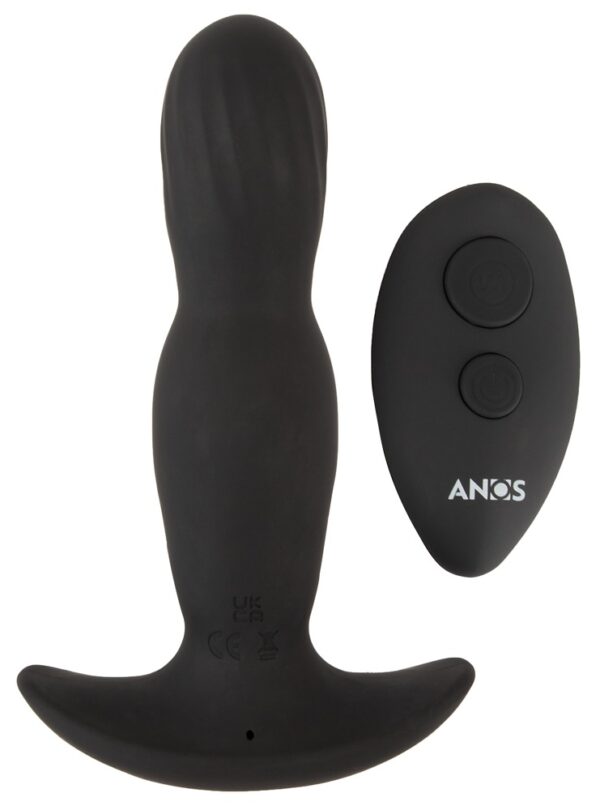 Aufpumpbarer Vibro-Analplug mit 10 Vibrationsmodi und Pumpfunktion + Fernbedienu...