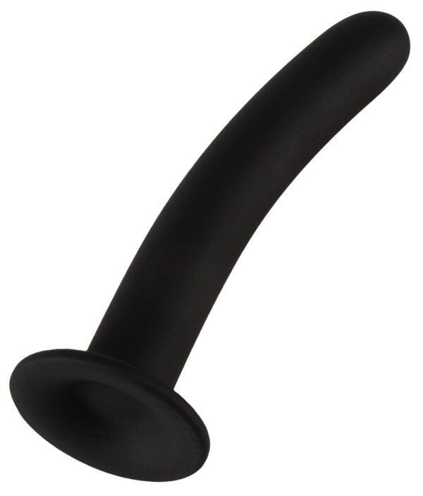 Magic Shiver Flexibler Silikon Analdildo mit Saugfuß 12,6 cm schwarz
