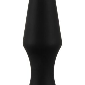 Magic Shiver Analplug mit Standfuß und schmaler Spitze Schwarz 10,5 cm