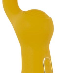 Double Spezial-Vibrator mit flexiblem Hals Gelb