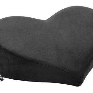 Heart Wedge Herzförmiges Keil-Kissen für Komfort-Sex Schwarz