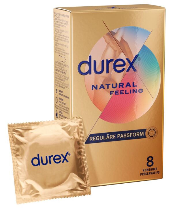 Durex 8 Natural Feeling Kondome 56 mm