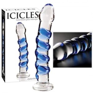 Transparenter Glasdildo Icicles No. 5