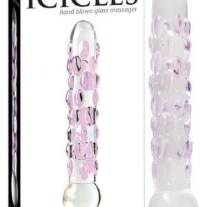 Transparenter Glasdildo Icicles No. 7