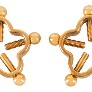 Nipple Jewellery Nippelklemen im Blüten-Design Gold