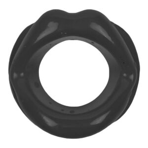 Fetisch Mund Lippen Schwarz