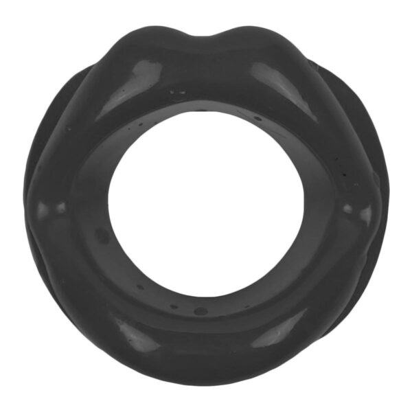 Fetisch Mund Lippen Schwarz