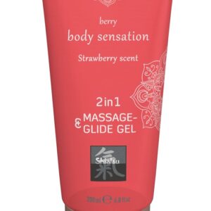 Massage & Glide Gel 2in1 Strawberry Scent 200 ml