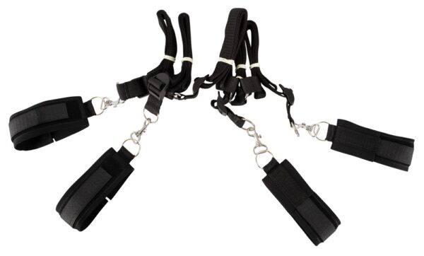 Bettfessel-Set mit 4 Verbindungsstücken für die Matratze Fetish Fantasy Series S...