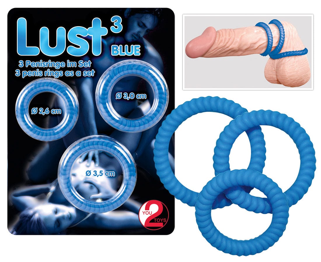 penisring trio set blau 1140745356