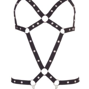 Riemenbody mit Ketten Schwarz