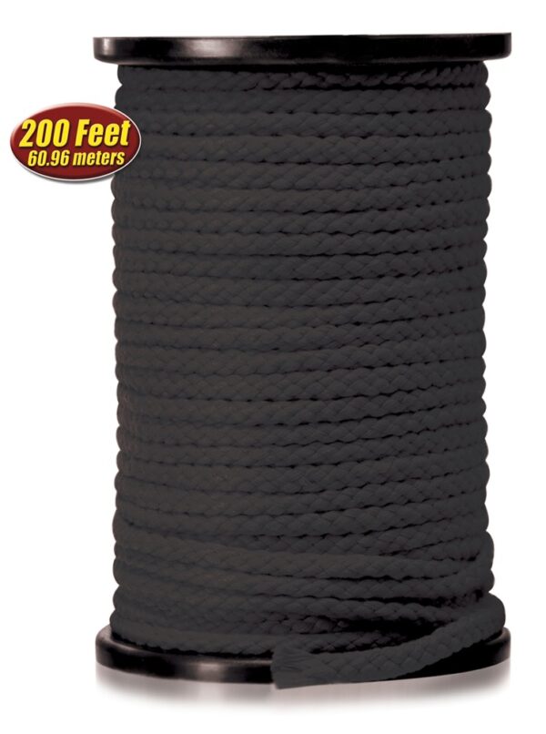 Bondage-Seil (60 Meter lang) Fetish Fantasy Series Schwarz