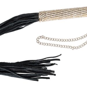 Strass-Minipeitsche mit Schlaufenspitze Bad Kitty