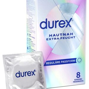 Durex 8 Hautnah Extra Feucht Kondome 56 mm