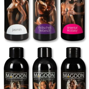 Magoon Massage-Öl Massage Set 6 x 200 ml (1,2 Liter)