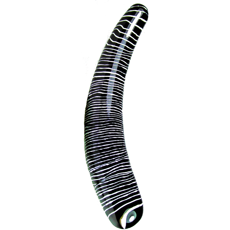 Glasdildo Africa Line Zebra 1 Glasdildo Africa Line Zebra