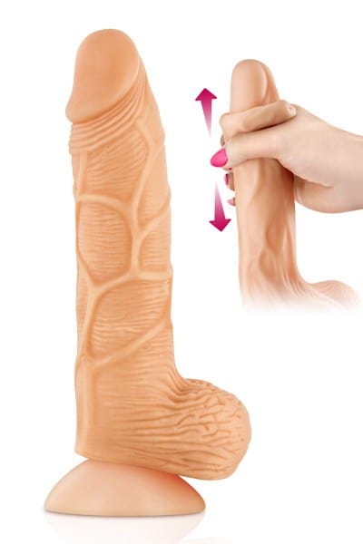 dildo mit beweglicher haut 20 x 4 5 cm 1152608298