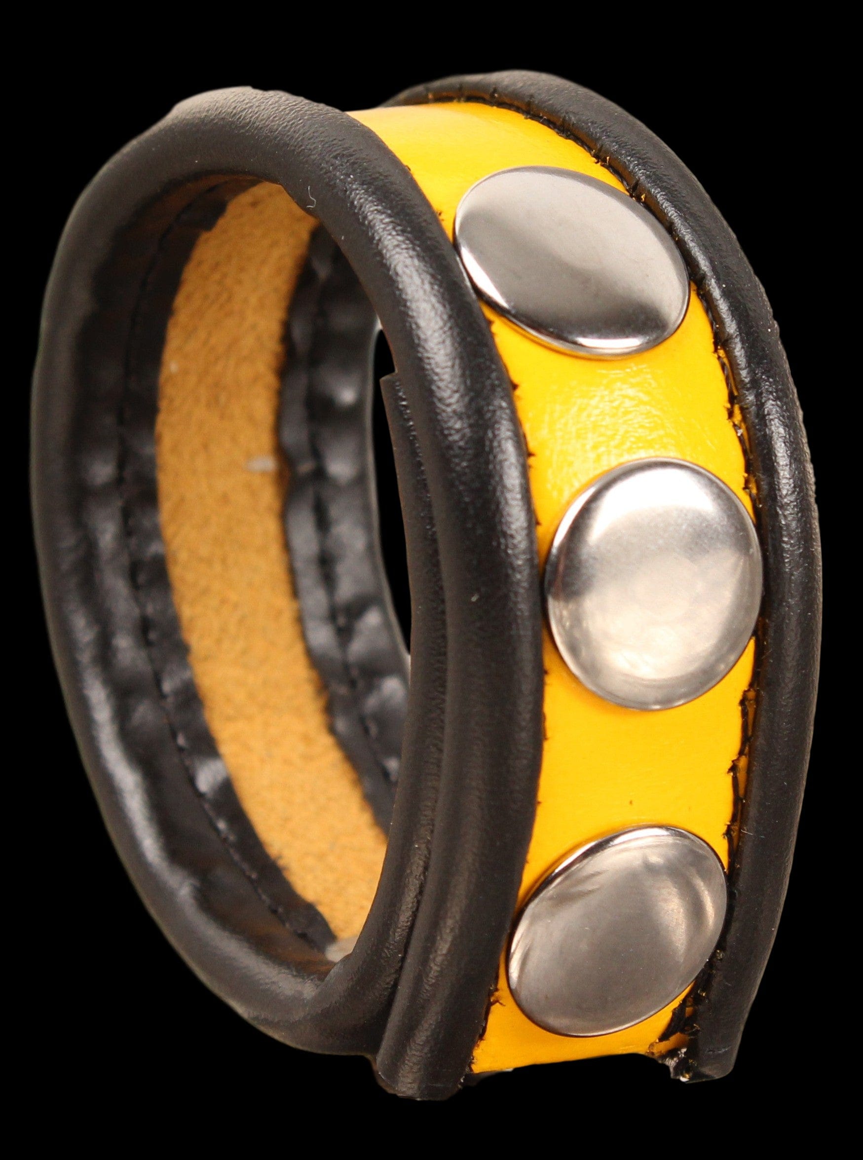 Penisring Leder 3 penisring leder gelb 1152605324