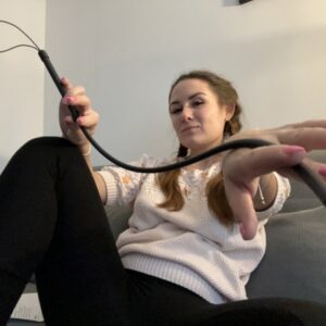 Schlagpeitsche, Gummi 47 cm