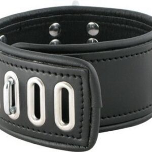 Abschließbare  Leder Halsfessel  L