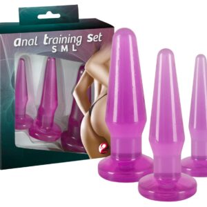 Analplug Training 3er lila