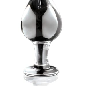 Glasplug Icicles Transparent 9 x 4,1 cm