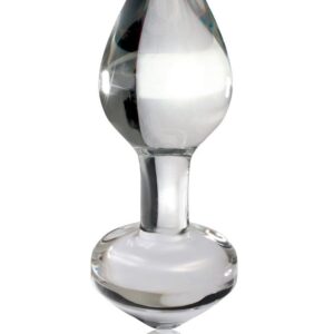 Glasplug Icicles Transparent 8 x 2,5 cm