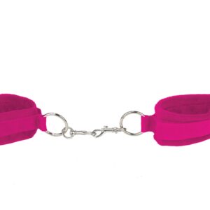 Handschellen Klett pink
